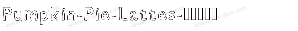 Pumpkin-Pie-Lattes字体转换