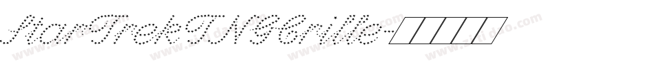 StarTrekTNGCrille字体转换