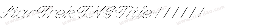 StarTrekTNGTitle字体转换
