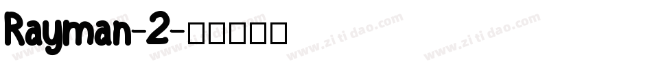 Rayman-2字体转换