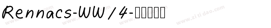Rennacs-WW14字体转换