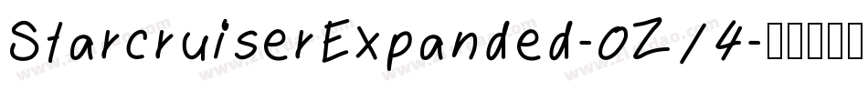 StarcruiserExpanded-0Z14字体转换