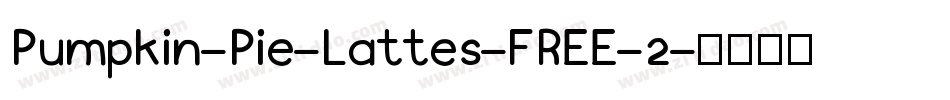 Pumpkin-Pie-Lattes-FREE-2字体转换