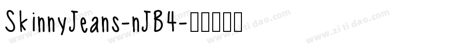 SkinnyJeans-nJB4字体转换