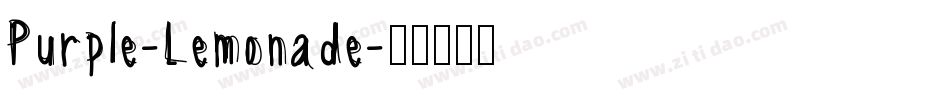 Purple-Lemonade字体转换