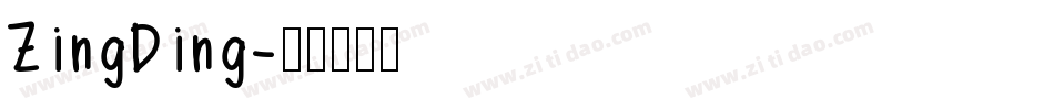 ZingDing字体转换