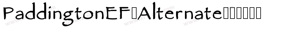 PaddingtonEF-Alternate字体转换