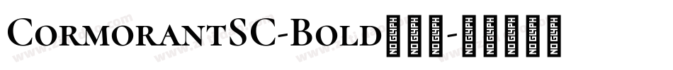 CormorantSC-Bold手机版字体转换
