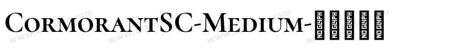CormorantSC-Medium字体转换