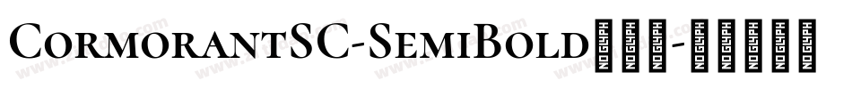 CormorantSC-SemiBold手机版字体转换