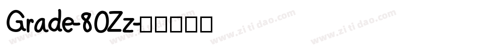 Grade-8OZz字体转换
