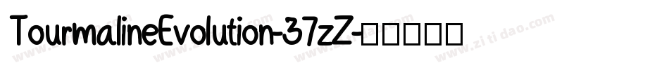 TourmalineEvolution-37zZ字体转换