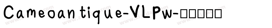 Cameoantique-VLPw字体转换