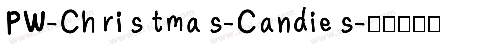 PW-Christmas-Candies字体转换