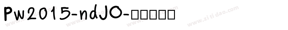 Pw2015-ndJO字体转换