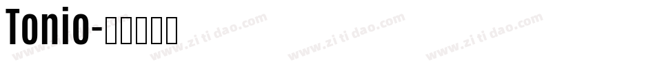 Tonio字体转换