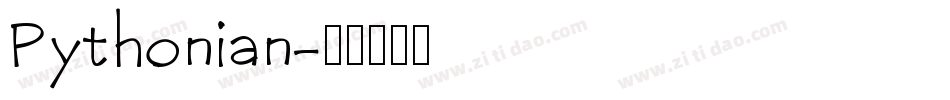 Pythonian字体转换
