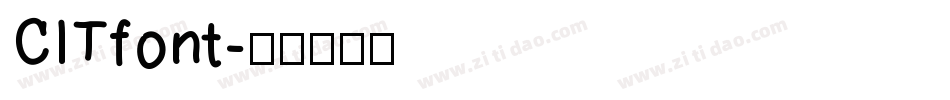 CITfont字体转换