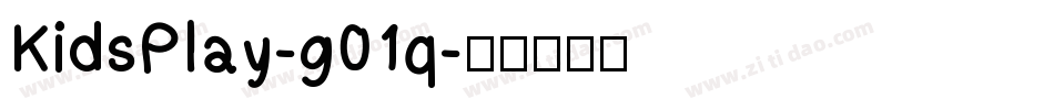 KidsPlay-g01q字体转换