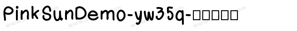 PinkSunDemo-yw35q字体转换