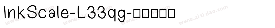 InkScale-L33qg字体转换