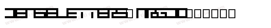 DenseLetters-nRgDO字体转换