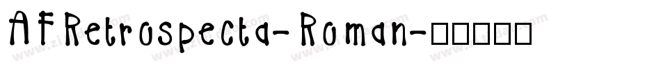AFRetrospecta-Roman字体转换