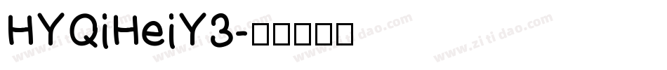 HYQiHeiY3字体转换