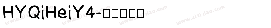 HYQiHeiY4字体转换