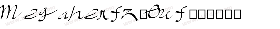 Megahertz-Out字体转换