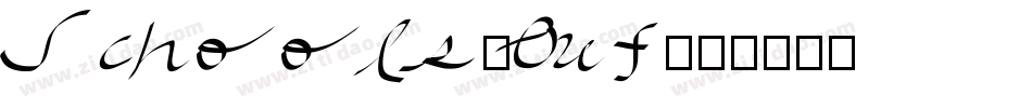 Schools-Out字体转换