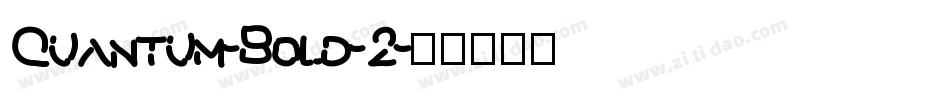 Quantum-Bold-2字体转换
