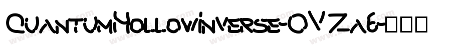 QuantumHollowInverse-OVZa6字体转换