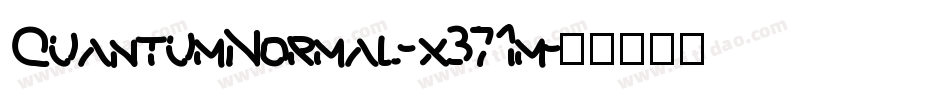 QuantumNormal-x371m字体转换