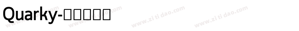 Quarky字体转换