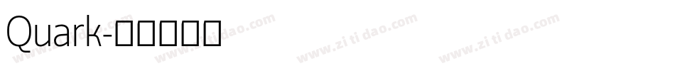 Quark字体转换
