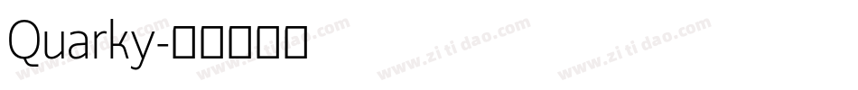 Quarky字体转换