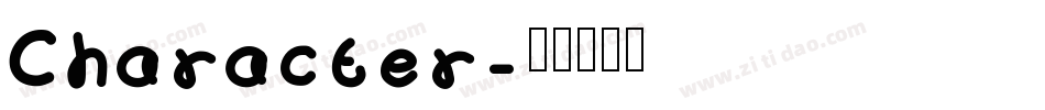 Character字体转换