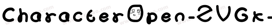 CharacterOpen-ZVGx字体转换