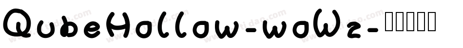 QubeHollow-woWz字体转换