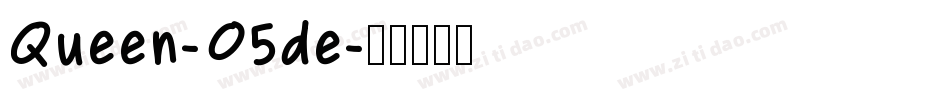 Queen-O5de字体转换