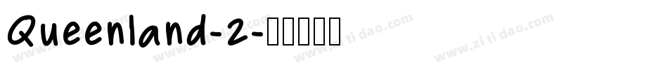 Queenland-2字体转换