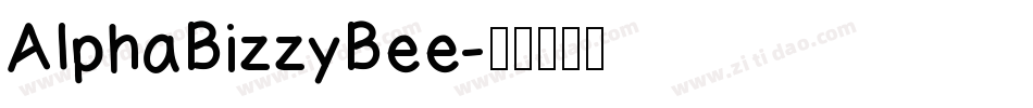 AlphaBizzyBee字体转换