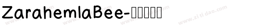 ZarahemlaBee字体转换