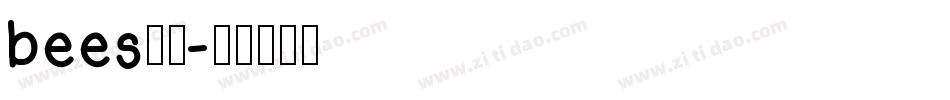 bees字体字体转换