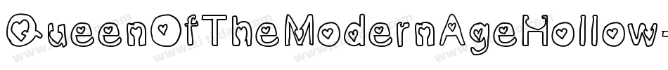 QueenOfTheModernAgeHollow-MVYMw字体转换