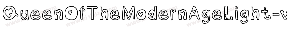 QueenOfTheModernAgeLight-vm3r7字体转换