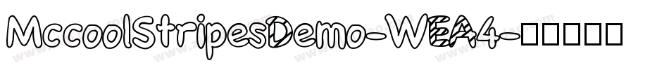 MccoolStripesDemo-WEA4字体转换