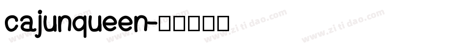 cajunqueen字体转换