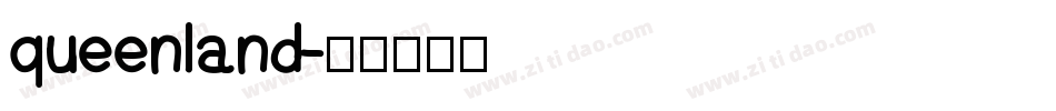 queenland字体转换